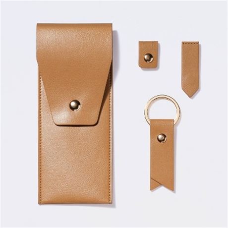 Faux Leather Accessories Kit – Brown (Threshold)