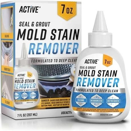 Active Mold Stain Remover Gel Cleaner for Washing Machine Seals, 7 oz 1 Pack