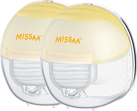 MISSAA Double Electric Wearable Breast Pump – Hands-Free