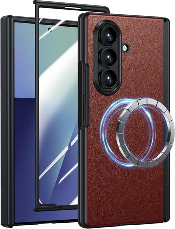 tui magn tique cuir Galaxy Z Fold7   protection charni re,  cran, MagSafe