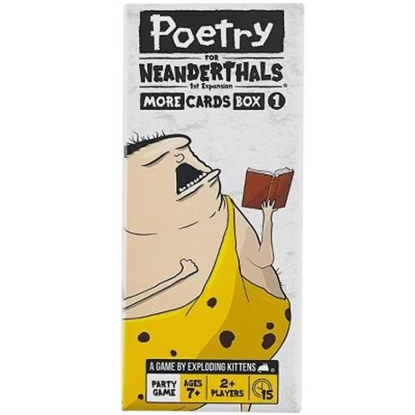 Poetry for Neanderthals More Cards Box Expansion Family Party Card Game