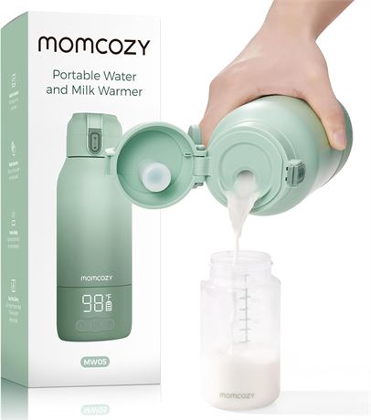 Momcozy Portable Milk Warmer for Travel - Dual Heating Modes, 17 oz