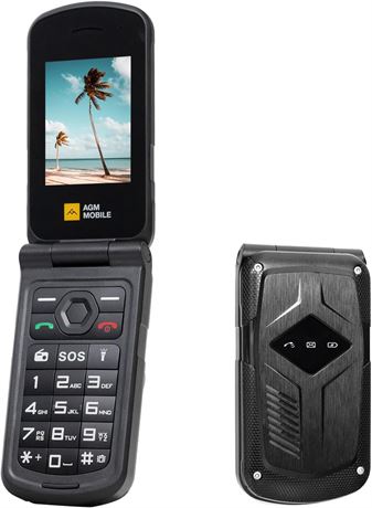 AGM M10 téléphone pliable robuste 4G haut-parleur 98 dB