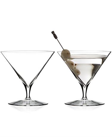 Waterford Elegance Martini Glasses, 10.5oz, Set of 2