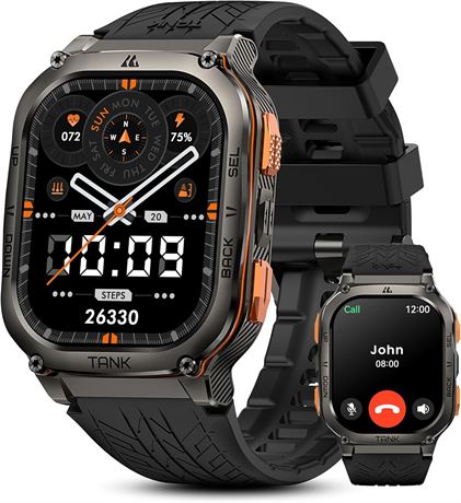 KOSPET Tank M3 Ultra Smartwatch - GPS, 50M waterproof, 480mAh battery