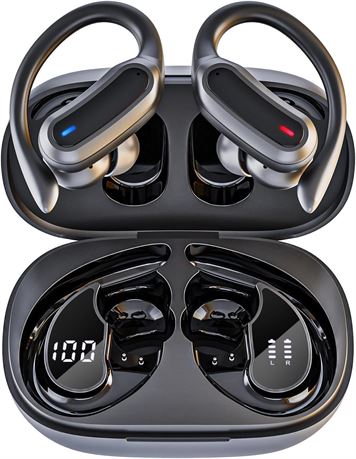 Écouteurs Bluetooth 5.4 étanches IPX7 réduction bruit recharge rapide