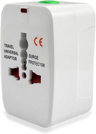 Universal Travel Adapter for USA/UK/EU, 160+ Countries, iPod/iPhone