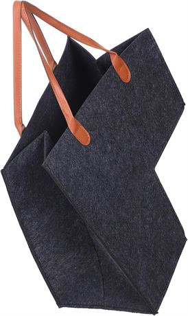 Zerodeko Panier   linge en L pour escaliers en feutre, avec poign es