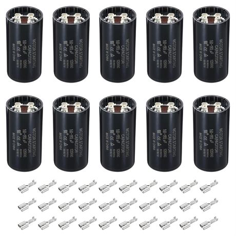 Condensateur Démarrage PATIKIL 10 pcs 161-193uF 110-125V CD60 Moteur