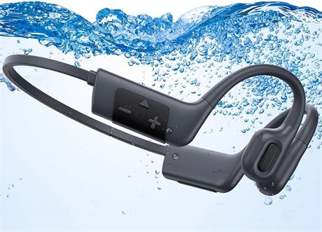 Bone Conduction IP68 Waterproof Headphones Bluetooth 5.3 32G MP3 Player Sports