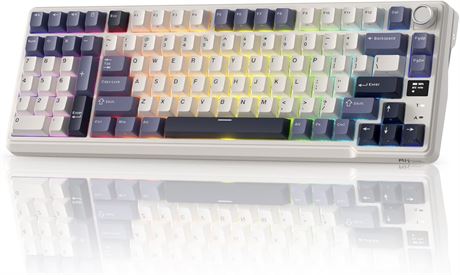 RK ROYAL KLUDGE Clavier m ca L98 hot-swap,  cran, BT/2.4G/USB-C 95%