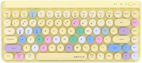 UBOTIE Mini clavier portable Bluetooth, color , 84 touches