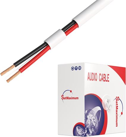 Cables Direct Online 500ft 14/2 Speaker Wire CL2 Indoor CCA 2-Conductor