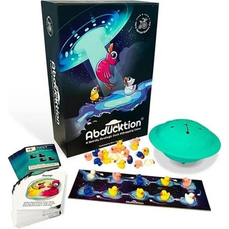 Abducktion: Strategic Duck Kidnapping Game with Light Strategy UFO and Logic