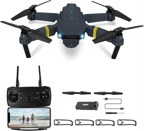 Drone HD 1080P pliable pour enfants/adultes, FPV, 3D flip, App