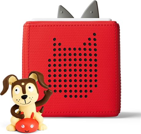 Toniebox 1 Audio Player Starter Set with Playtime Puppy - Red