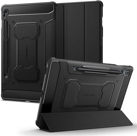 Spigen Coque Tri-volets avec porte-stylo pour Galaxy Tab S10 Lite/S9 FE 11"