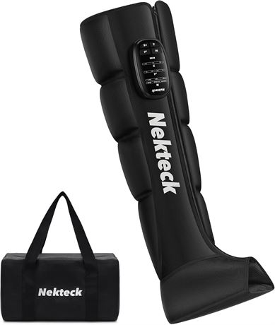 Nekteck Cordless Leg Compression Massager, Rechargeable, Portable