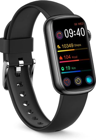 FITVII Tracker fin SpO2, TA, FC 24/7, IP68, montre avec podom tre, femmes