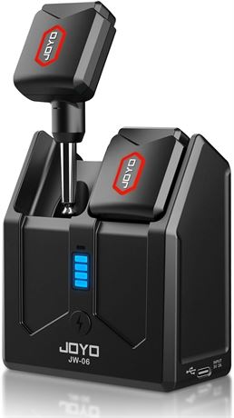 JOYO Wireless Guitar 5.8GHz Transmitter/Receiver with Charging Box