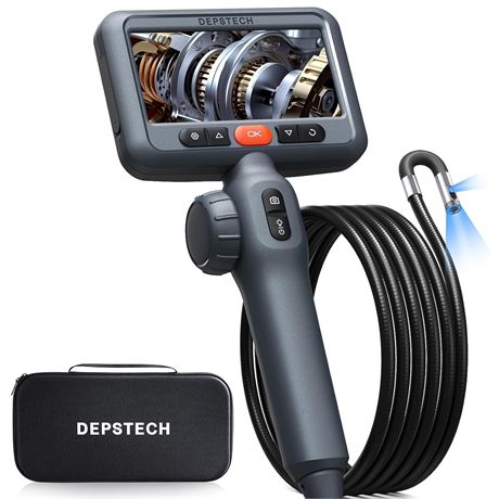 DEPSTECH Endoscope double objectif, rotative 210 , HD 1080p, c ble 1,5 m