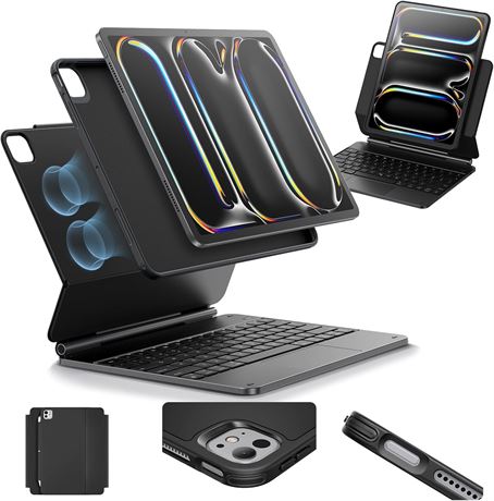 ESR iPad Pro 11-Inch Keyboard Case (M5/M4, 2025/2024) Rebound 360 Stand