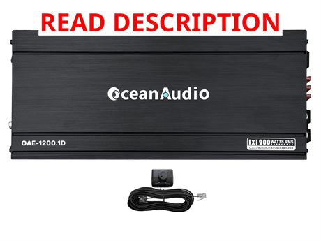 OceanAudio OAE-1200.1D Mono Classe D amp, contr le caisson   distance, 2400 W