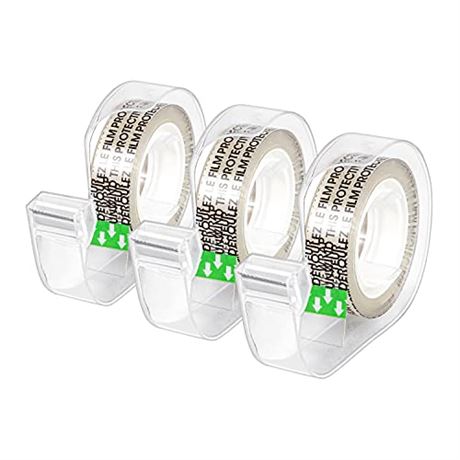 Ruban Double Face AmazonBasics, Distributeur, Largeur 1/2, 3-Pack