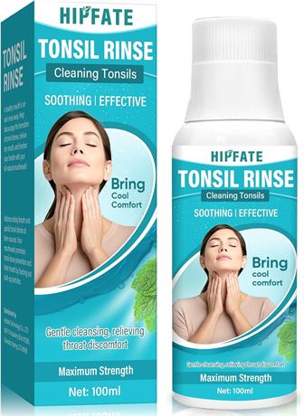 Tonsil Stone Remover Mouthwash Alcohol Free Fresh Breath Oral Rinse