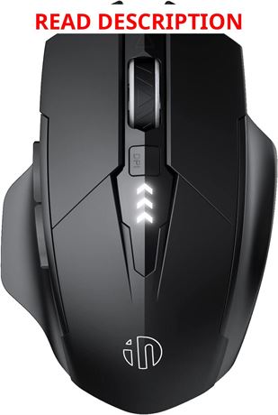 INPHIC Bluetooth Mouse with Battery Level, Rechargeable Wireless Tri-Mode BT