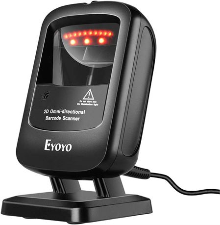 Eyoyo Scanner Code-Barres 1D 2D USB Bureau Capture Mobile Supermarché