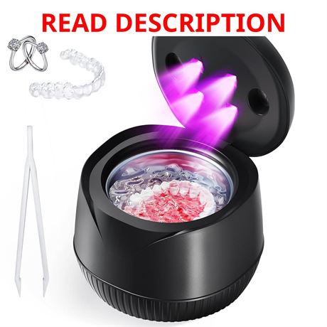 Ultrasonic Retainer Cleaner 45kHz (Black)