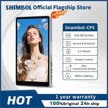 SHIMBOL CP5 1080p Full HD Wireless Smartphone Monitor for Android & Apple