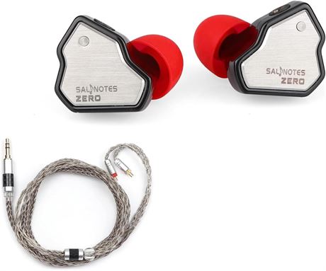 Linsoul 7Hz Salnotes Zero In-Ear Earphone, Black, Mic, Type-C
