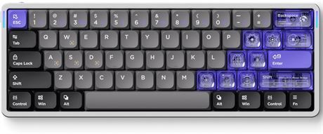nuphy Air60 HE Wired Magnetic 60% Keyboard, 61 Keys, Adjustable Switch
