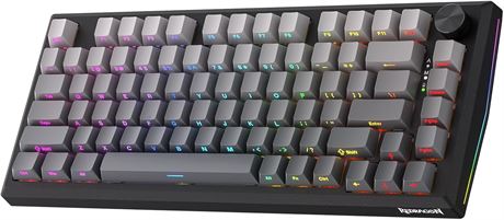 Redragon K687 Clavier gamer sans fil CNC   joint, m canique 81 touches alu
