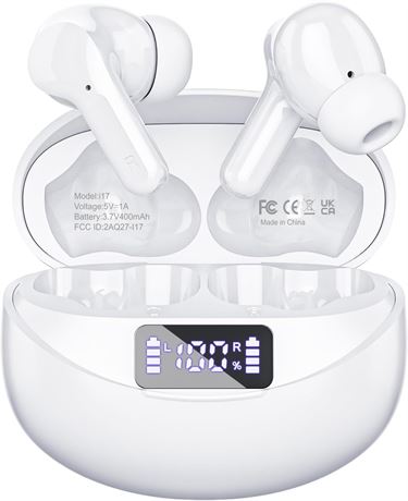 Écouteurs Sans Fil Bluetooth 5.3, HiFi, 50H Autonomie