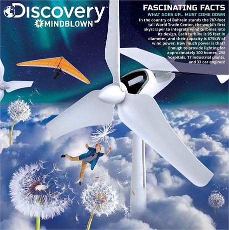 Kit Éolienne Discovery Kids #MINDBLOWN Expérience Scientifique