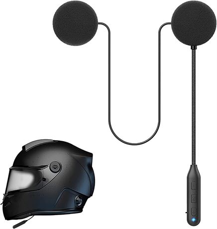 Kit mains libres Bluetooth casque moto, étanche, contrôle appels/musique