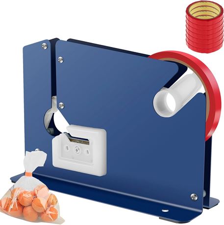 Machine Fermeture Sacs Métallique Ruban + Coupe Manuelle
