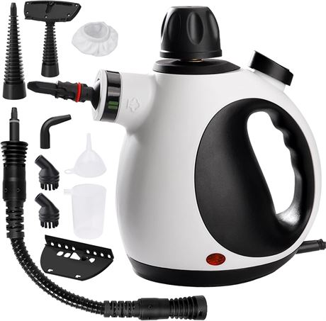 KOITAT Portable Steam Cleaner, Handheld Multi-Purpose Steamer 10-Piece Kit
