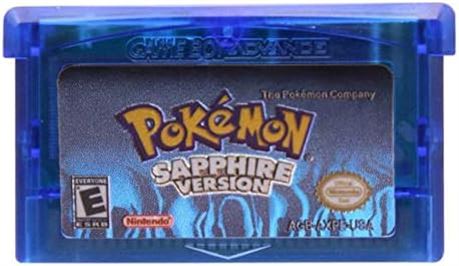 Jhana Pokémon Version Saphir 32 bits pour console GBA (Reproduction)