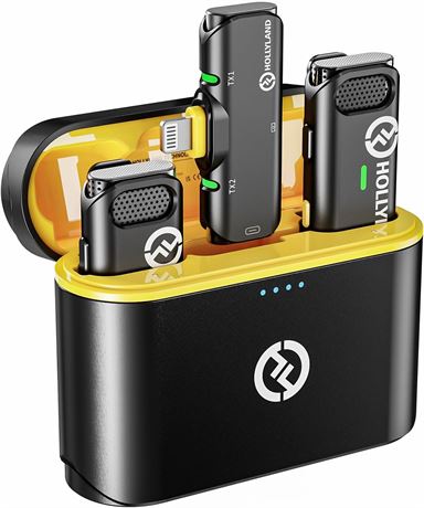 Micro-Cravate Hollyland Lark C1 iPhone MFi Noir