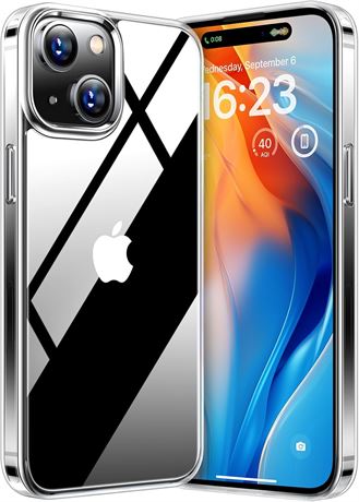 TORRAS Clear Case for iPhone 15/14 Plus – Mil-Grade Protection