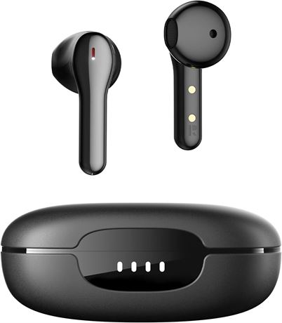 Tribit FlyBuds C2 Earbuds, Bluetooth 5.2, QCC3040, CVC 8.0, 32H Playtime