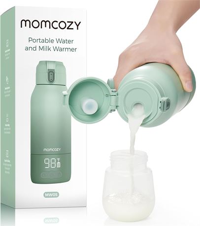 Momcozy Portable Milk Warmer, Dual Heating, 17oz, Fast Heat, Travel Use