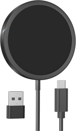 Chargeur Sans Fil Magnétique iPhone 17-12 AirPods USB-C