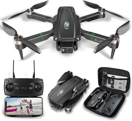 4K Camera Drone for Adults with Altitude Hold, One-Key Takeoff/Landing