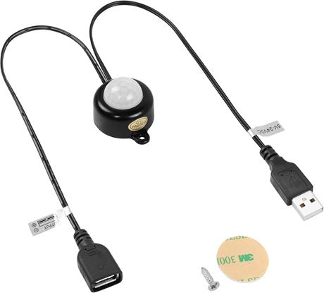 Interrupteur Détecteur Mouvement PIR USB PNGKNYOCN pour LED