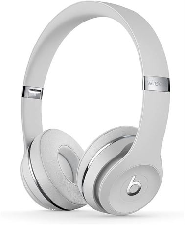 Beats Solo3 Wireless On-Ear Headphones Satin Silver Apple W1 Chip Mic 40H Play
